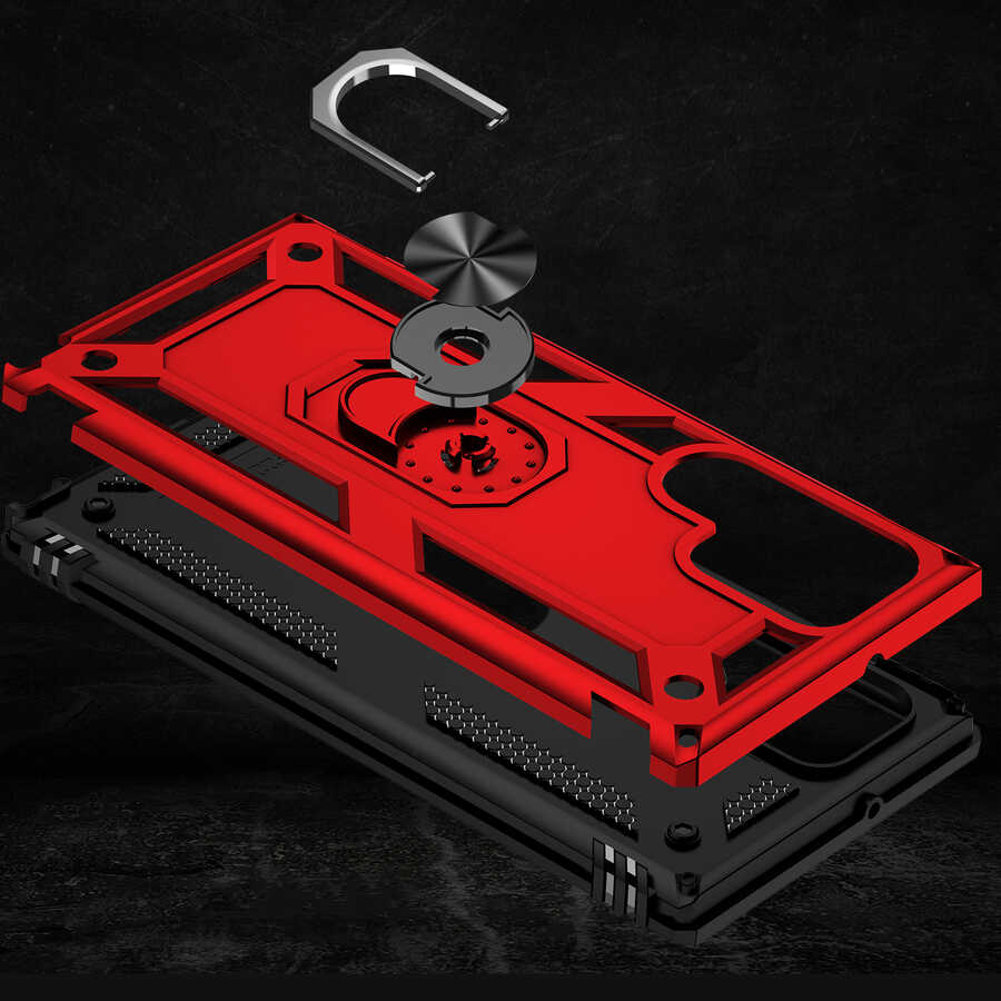 Galaxy S22 Ultra Kılıf Zore Vega Kapak Siyah