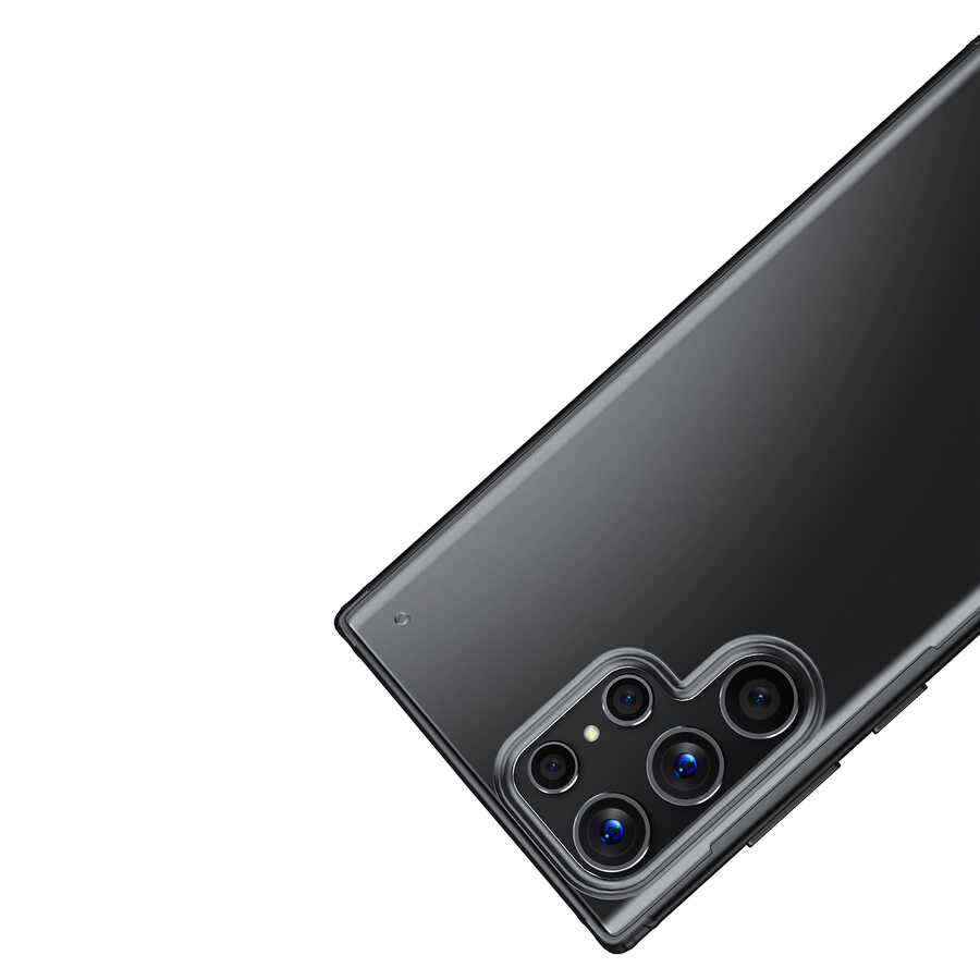 Galaxy S22 Ultra Kılıf Zore Volks Kapak Siyah