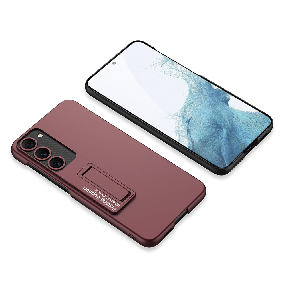 Galaxy S23 Plus Kılıf Zore Standlı Ays Kapak Kırmızı