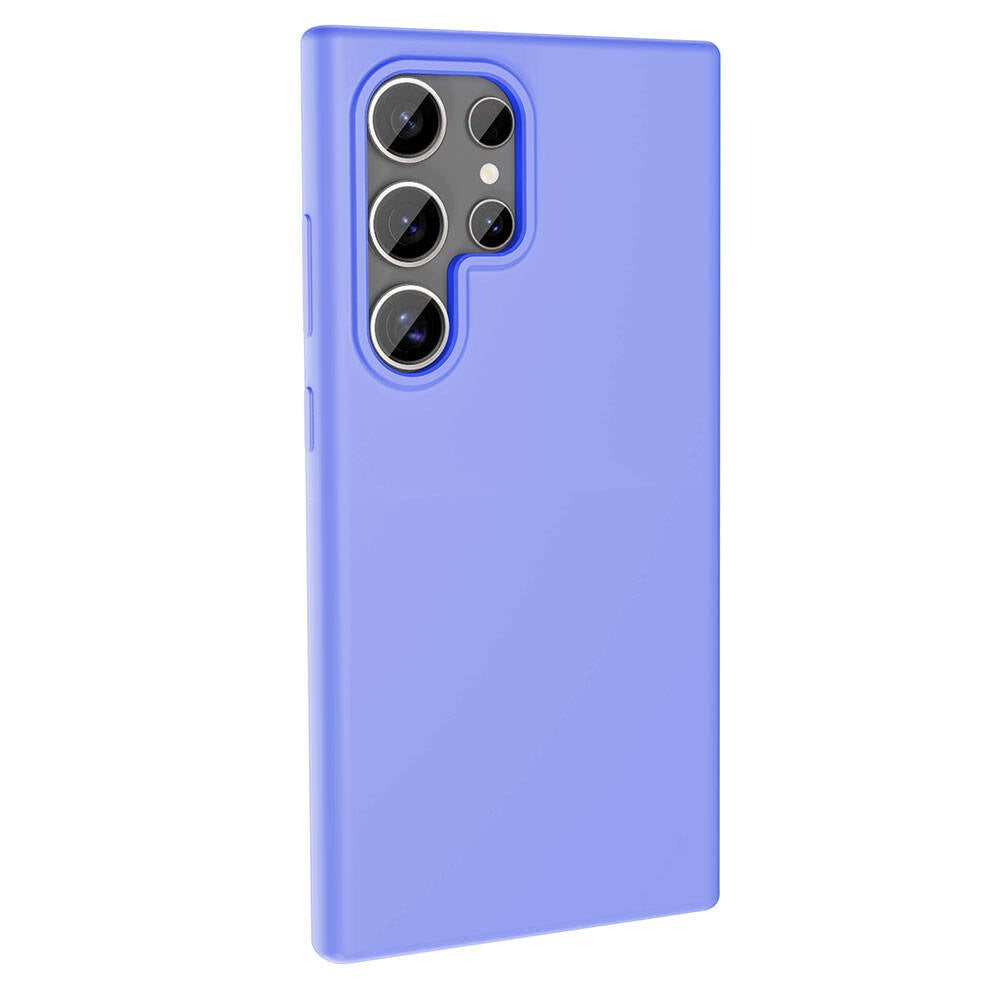 Galaxy S23 Ultra Kılıf M-safe Şarj Özellikli Sıvı Teknolojili Silinebilir Sert Zore Kivi Kapak Siyah