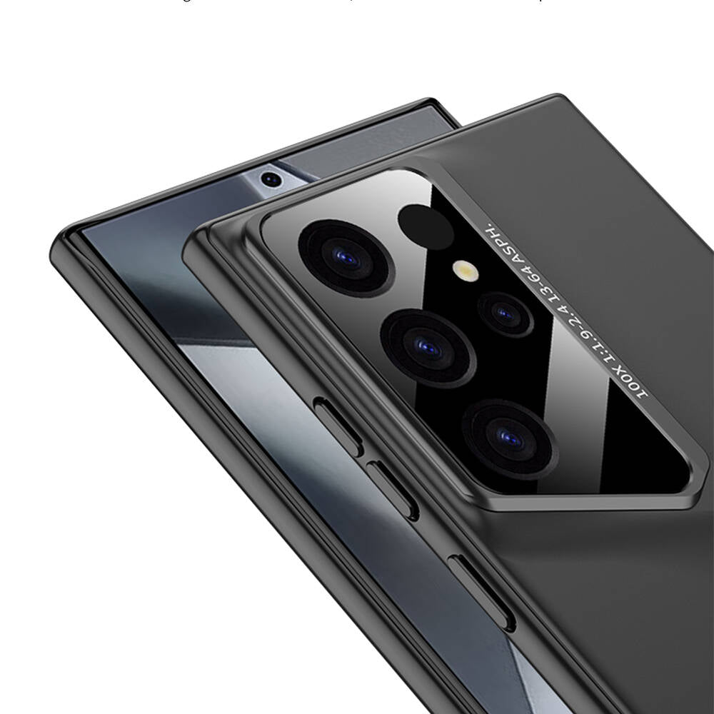 Galaxy S23 Ultra Kılıf Ultra İnce Kamera Korumalı Sert Rubber Zore Procase Kapak Mor