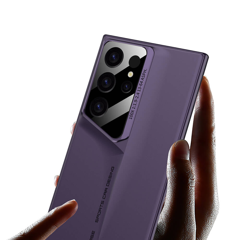 Galaxy S23 Ultra Kılıf Ultra İnce Kamera Korumalı Sert Rubber Zore Procase Kapak Siyah