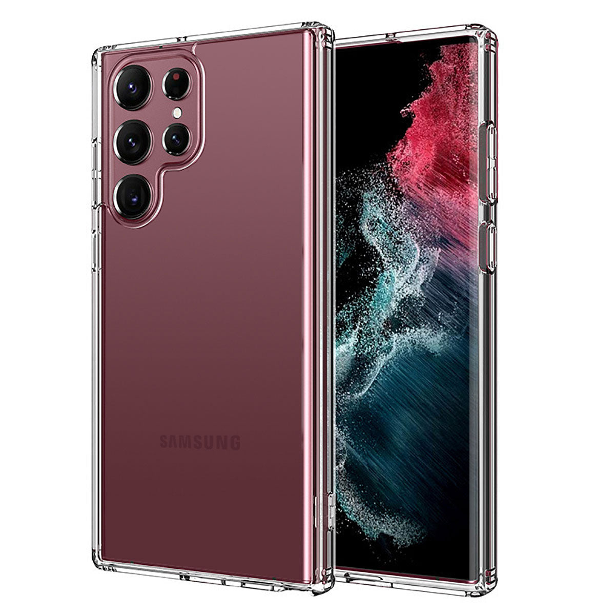 Galaxy S23 Ultra Kılıf Zore 2mm Anti Shock Silikon Renksiz