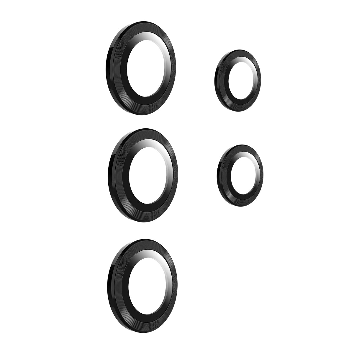 Galaxy S23 Ultra Zore Kamera Lens Koruyucu Cam Filmi Siyah