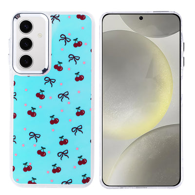 Galaxy S24 FE Kılıf Airbag Tasarımlı Zore Hadra Kapak Kiraz