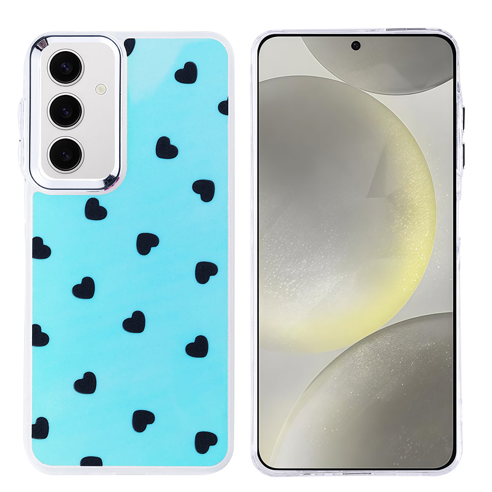 Galaxy S24 FE Kılıf Airbag Tasarımlı Zore Hadra Kapak Kalp