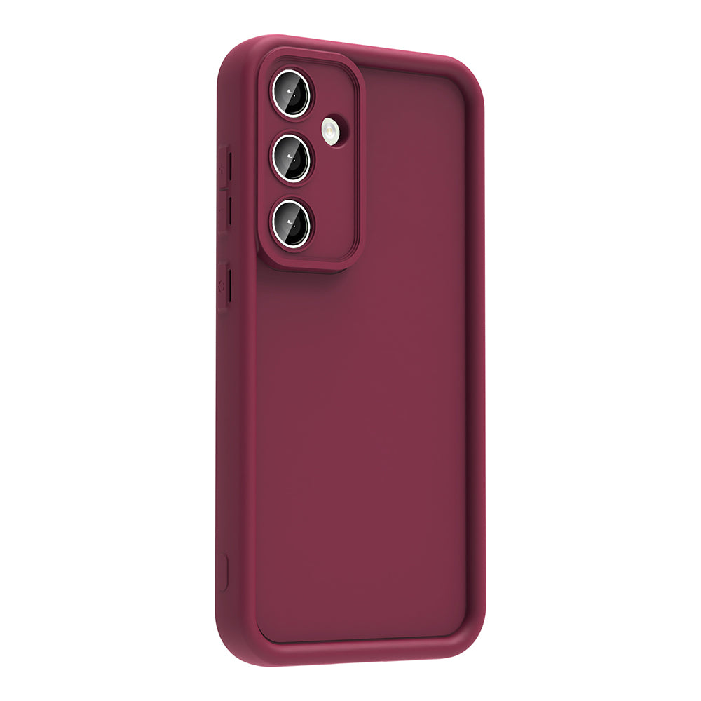 Galaxy S24 FE Kılıf Kamera Korumalı Zore Ananas Kapak Koyu Yeşil