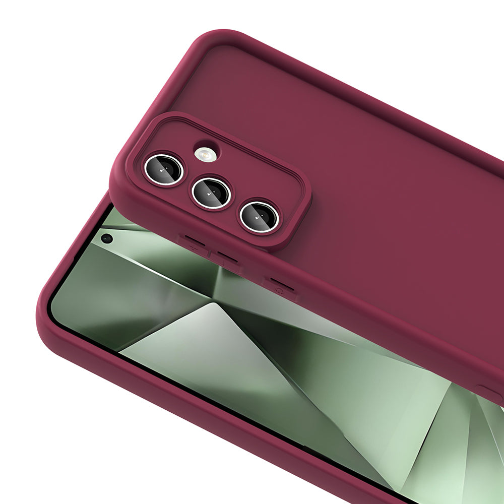 Galaxy S24 FE Kılıf Kamera Korumalı Zore Ananas Kapak Mürdüm