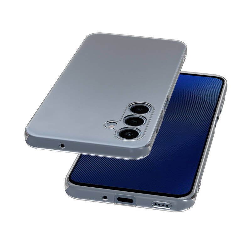 Galaxy S24 FE Kılıf Zore Süper Silikon Kapak Şeffaf