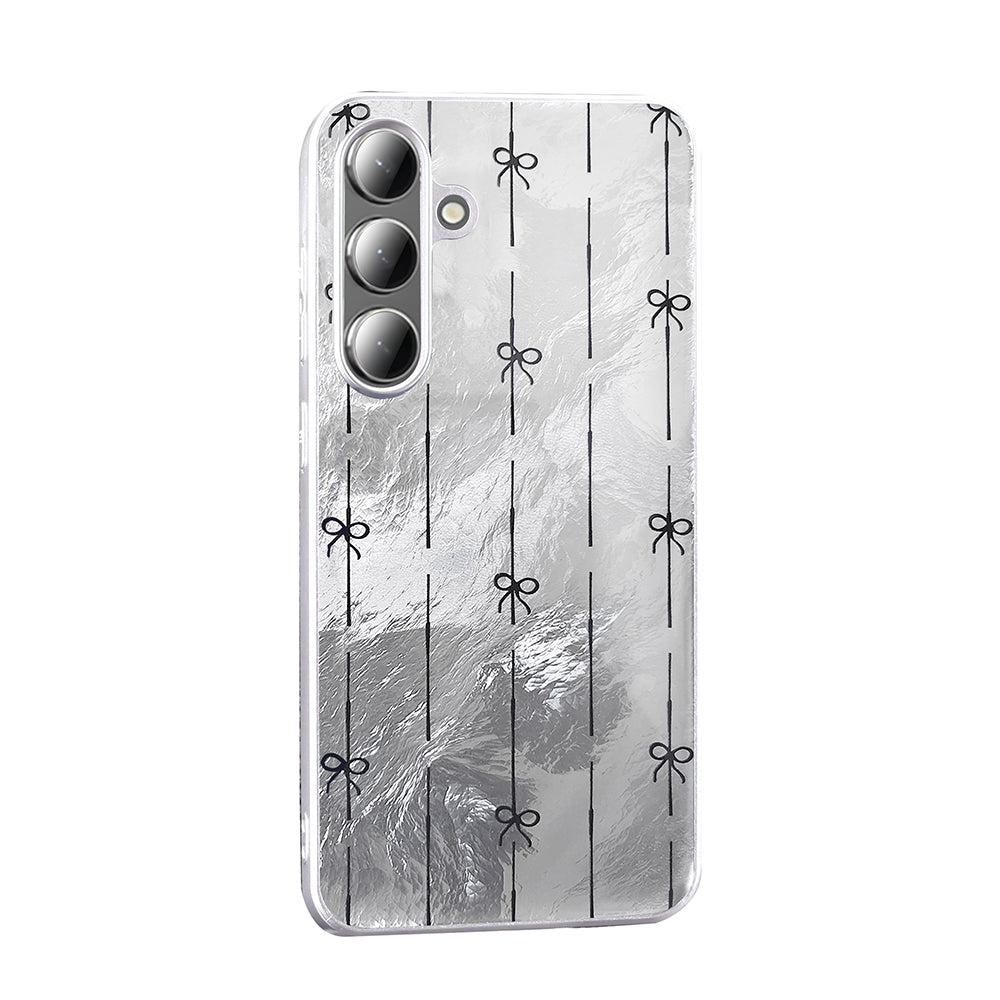 Galaxy S24 Kılıf Desenli Zore Mep Kapak Gri Leopar