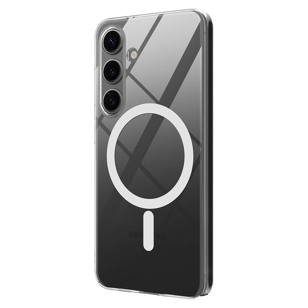 Galaxy S24 Kılıf Kamera Korumalı M-safe Sert PC Zore Porto Kapak Renksiz