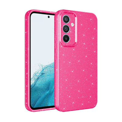 Galaxy S24 Kılıf Kamera Korumalı Simli Lüks Zore Koton Kapak Gümüş