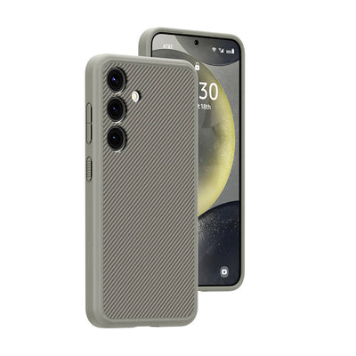 Galaxy S24 Kılıf M-safe Şarj Özellikli Karbon Fiber Görünümlü Zore T-Karbon Kapak Siyah