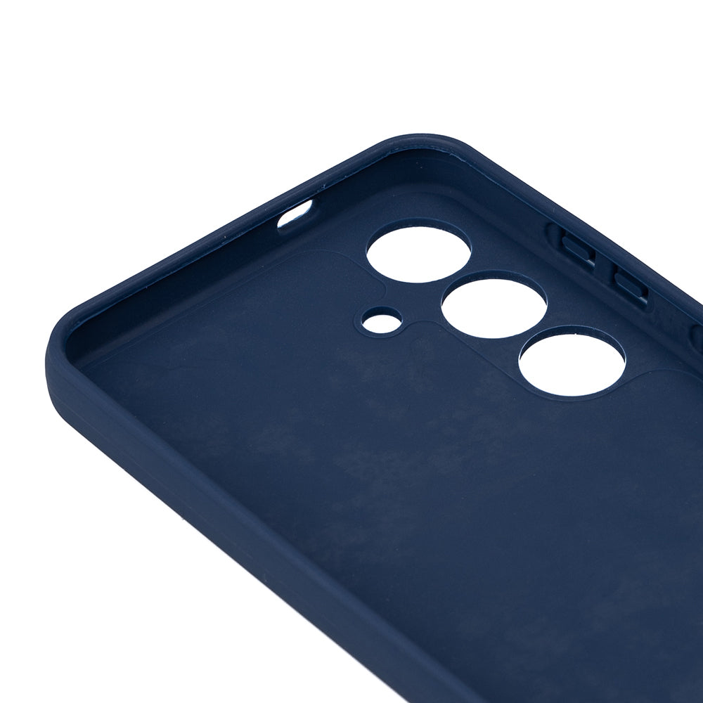 Galaxy S24 Kılıf Zore Biye Silikon Lacivert