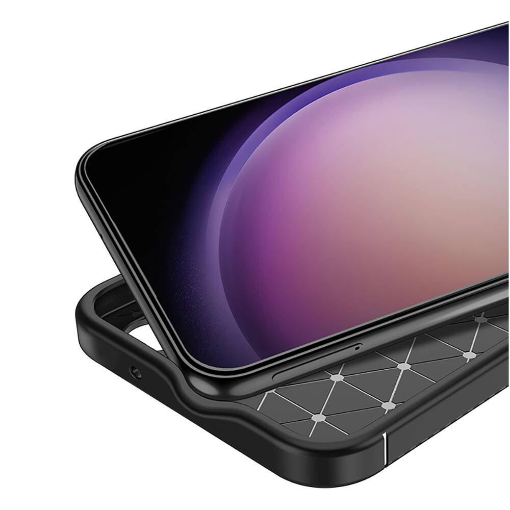 Galaxy S24 Kılıf Zore Negro Silikon Kapak Siyah