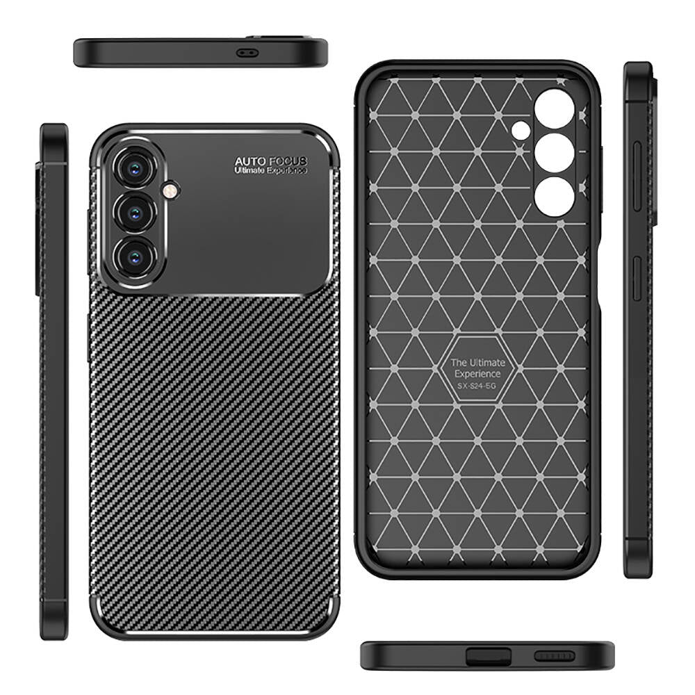 Galaxy S24 Kılıf Zore Negro Silikon Kapak Siyah