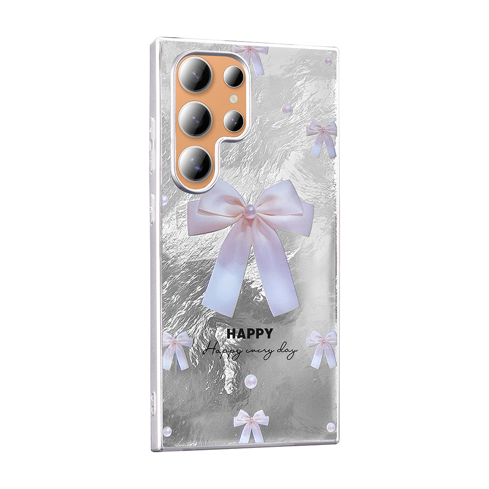 Galaxy S24 Ultra Kılıf Desenli Zore Mep Kapak Gri Leopar