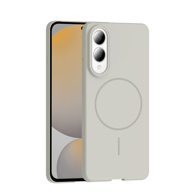 Galaxy S25 Edge Kılıf M-safe Şarj Özellikli Zore Ruby Sert Kapak Siyah