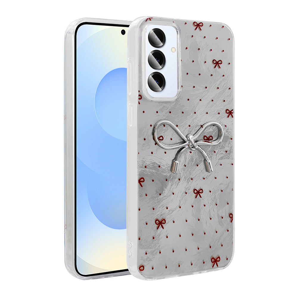 Galaxy S25 Plus Kılıf Kamera Korumalı Figürlü Zore Ponti Silikon Kapak Açık Pembe