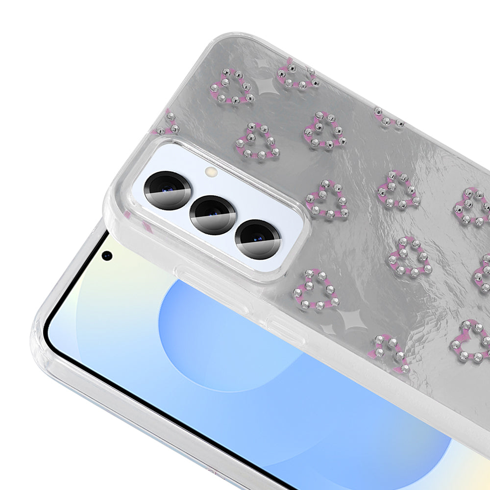 Galaxy S25 Plus Kılıf Kamera Korumalı Figürlü Zore Ponti Silikon Kapak Beyaz