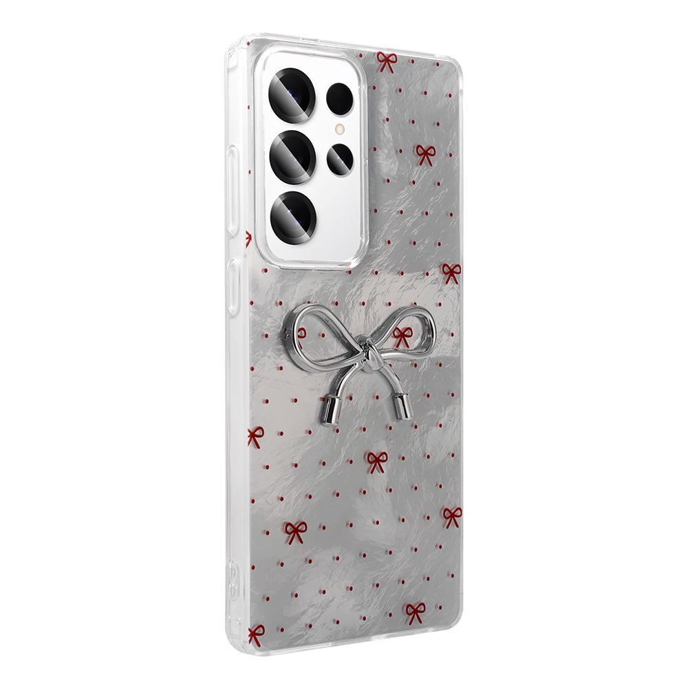 Galaxy S25 Ultra Kılıf Kamera Korumalı Figürlü Zore Ponti Silikon Kapak Beyaz