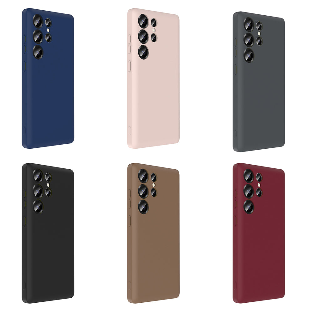 Galaxy S25 Ultra Kılıf Kamera Korumalı Kartlık Hazneli Zore Vitra Kapak Gri