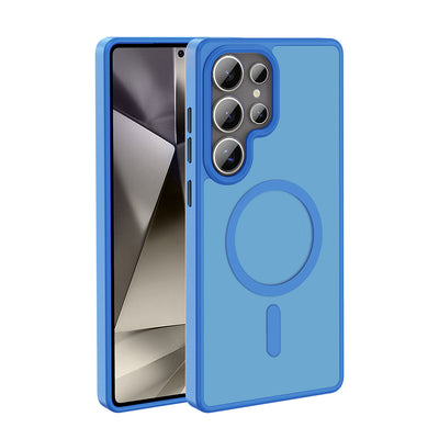 Galaxy S25 Ultra Kılıf M-safe Şarj Özellikli Mat Arka Yüzey Zore Sio Kapak