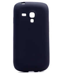 Galaxy S3 Mini Kılıf Zore Premier Silikon Kapak Gold