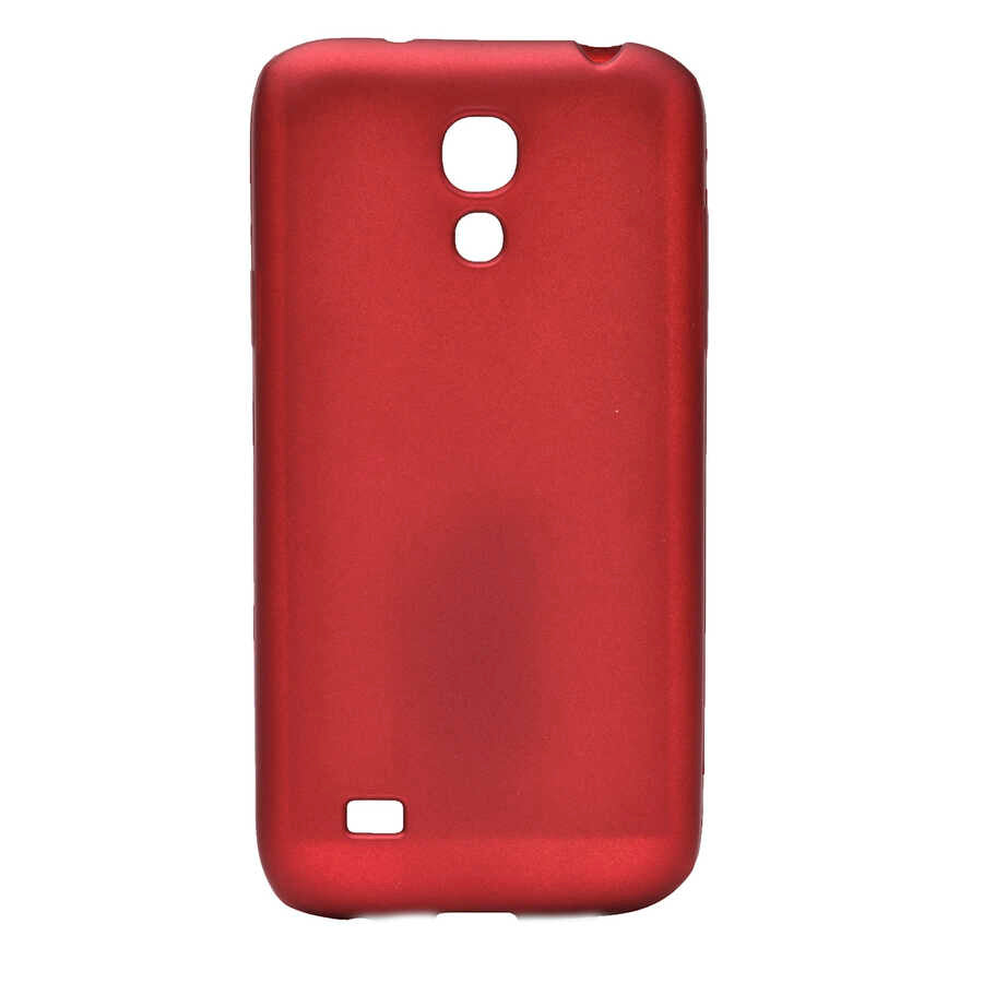 Galaxy S4 Mini Kılıf Zore Premier Silikon Kapak Kırmızı