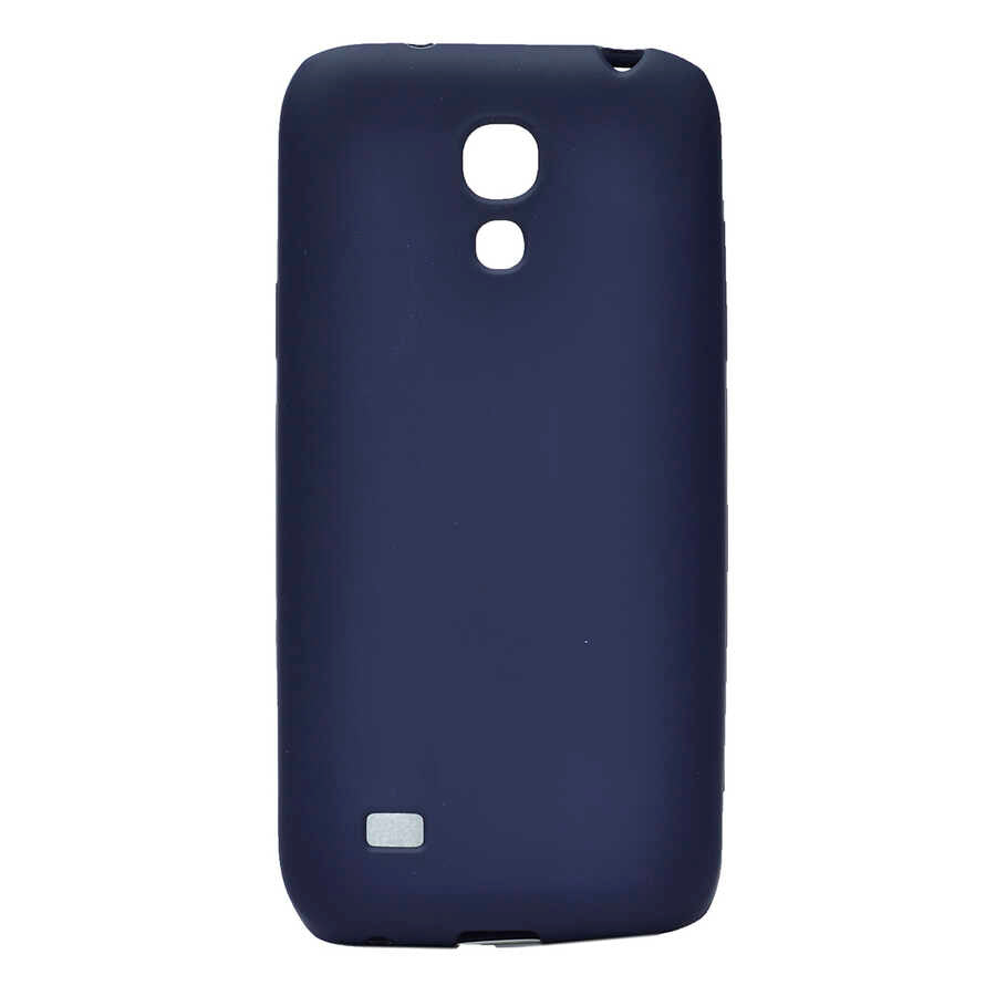 Galaxy S4 Mini Kılıf Zore Premier Silikon Kapak Lacivert