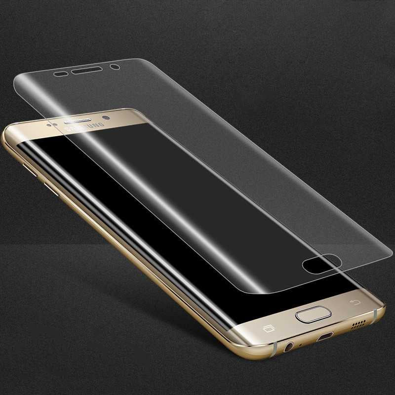 Galaxy S6 Edge Zore Süper Pet Ekran Koruyucu Jelatin Siyah