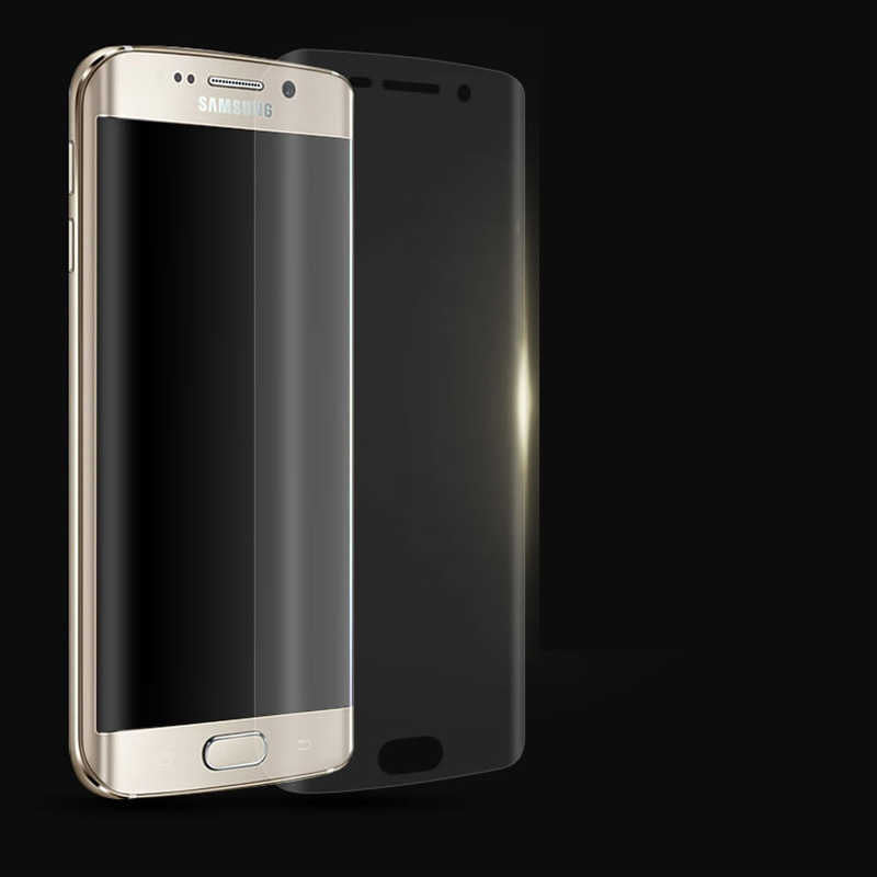 Galaxy S6 Edge Zore Süper Pet Ekran Koruyucu Jelatin Siyah