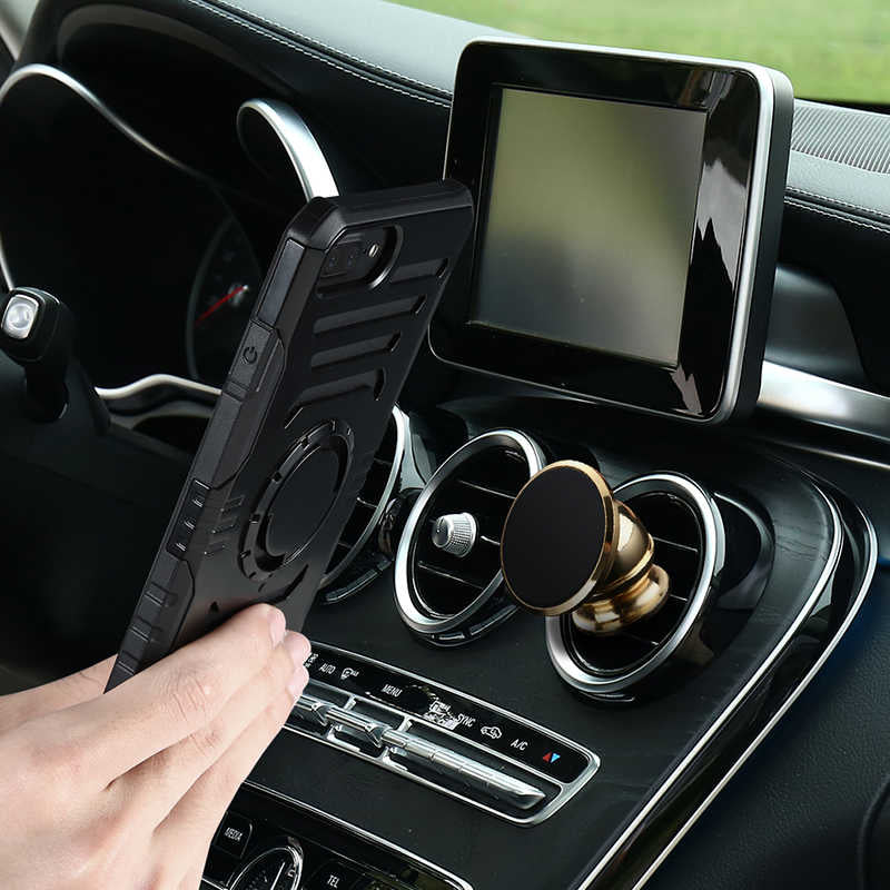 Galaxy S7 Edge Kılıf Zore 2 in 1 Kol Bandı Füme