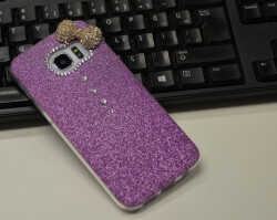 Galaxy S7 Edge Kılıf Zore Fiyonklu Silikon Pembe