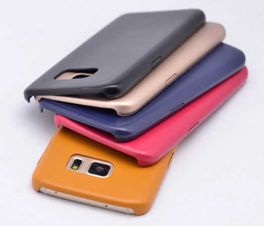 Galaxy S7 Kılıf Zore 1-1 Deri Soft Kapak Lacivert