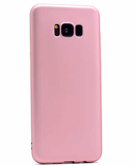 Galaxy S8 Kılıf Zore Premier Silikon Kapak Rose Gold