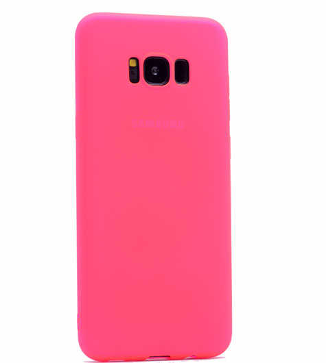 Galaxy S8 Plus Kılıf Zore Premier Silikon Kapak Pembe