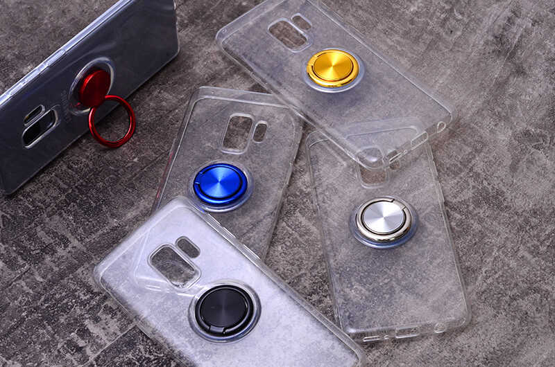 Galaxy S9 Kılıf Zore Les Silikon Mavi