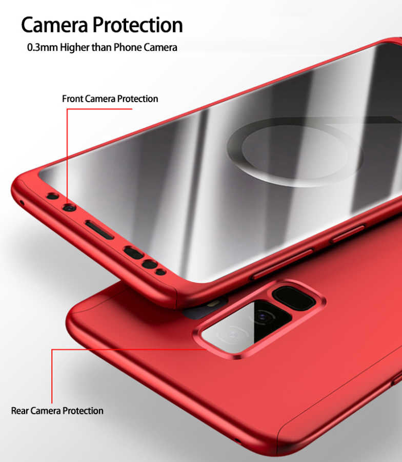 Galaxy S9 Plus Kılıf Zore 360 3 Parçalı Rubber Kapak Lacivert