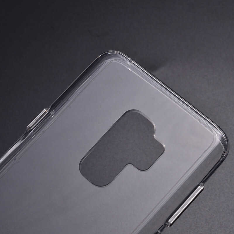 Galaxy S9 Plus Kılıf Zore Gard Silikon Renksiz