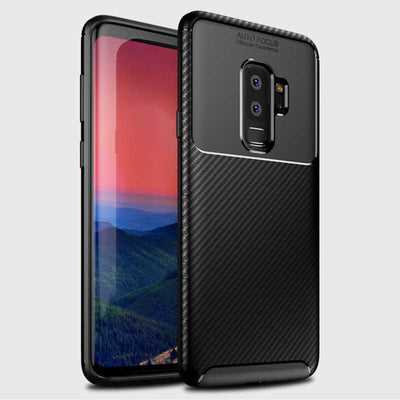 Galaxy S9 Plus Kılıf Zore Negro Silikon Kapak Lacivert