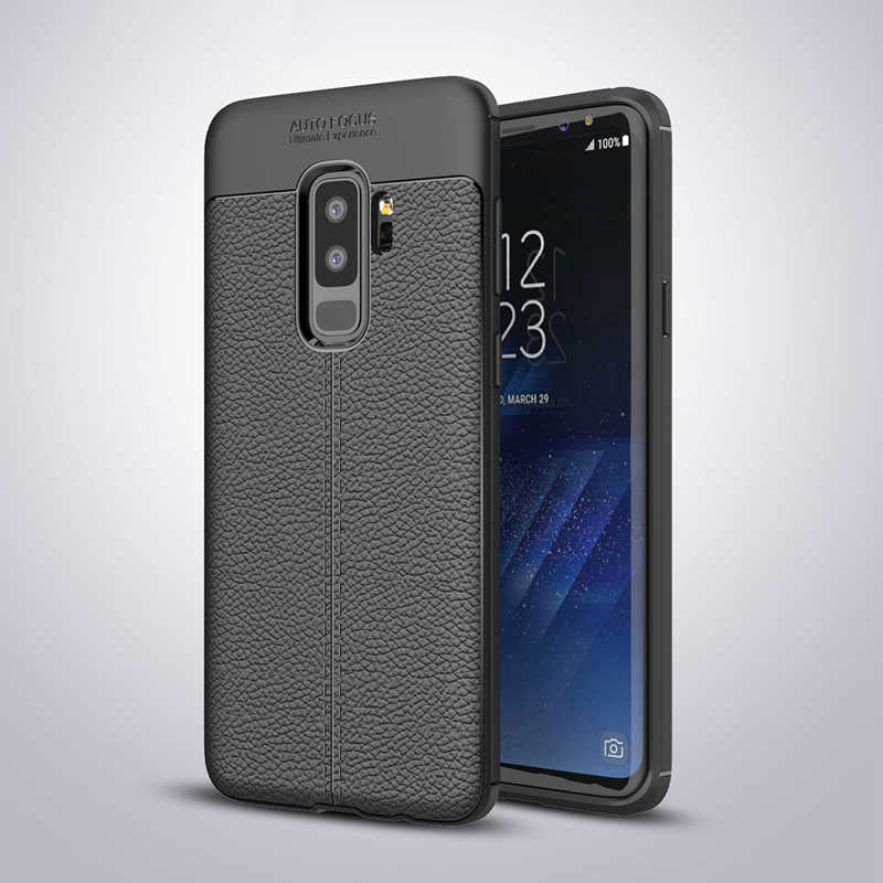 Galaxy S9 Plus Kılıf Zore Niss Silikon Kapak Siyah