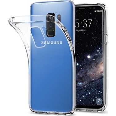 Galaxy S9 Plus Kılıf Zore Süper Silikon Kapak Renksiz