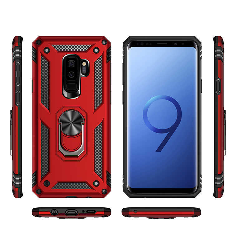 Galaxy S9 Plus Kılıf Zore Vega Kapak Mavi