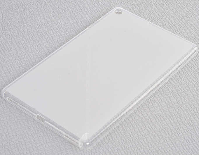 Galaxy Tab A 10.1 (2019) T510 Kılıf Zore Tablet Süper Silikon Kapak Beyaz