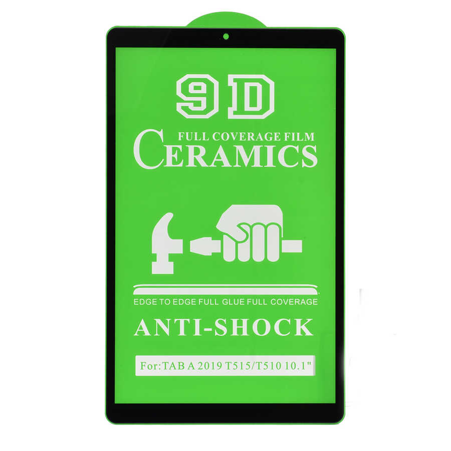 Galaxy Tab A 10.1 (2019) T510 Zore Tablet Seramik Ekran Koruyucu Siyah
