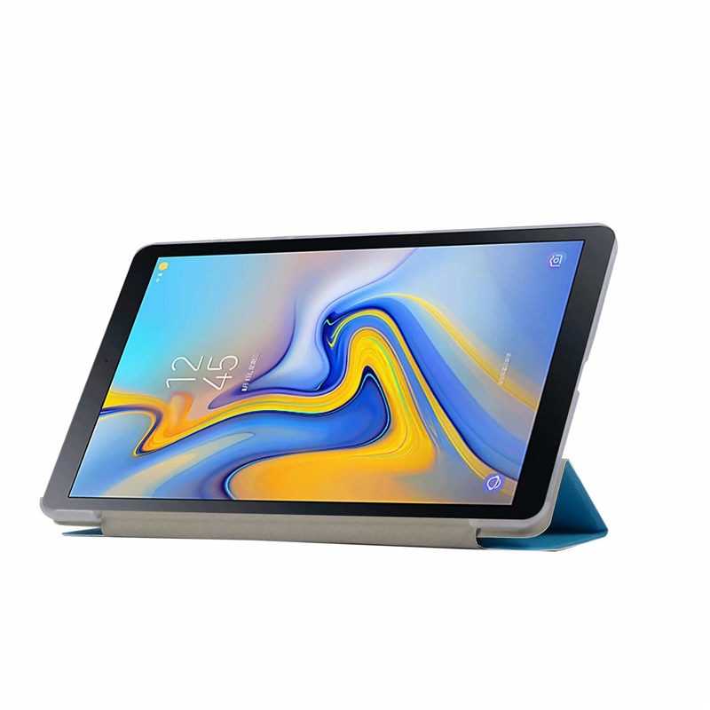 Galaxy Tab A T590 Zore Smart Cover Standlı 1-1 Kılıf Siyah