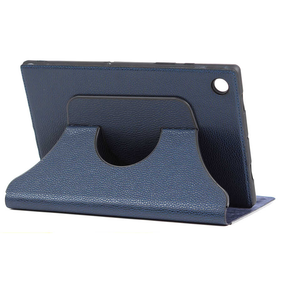 Galaxy Tab A8 10.5 SM-X200 (2021) Zore Fest Dönebilen Standlı Kılıf Lacivert