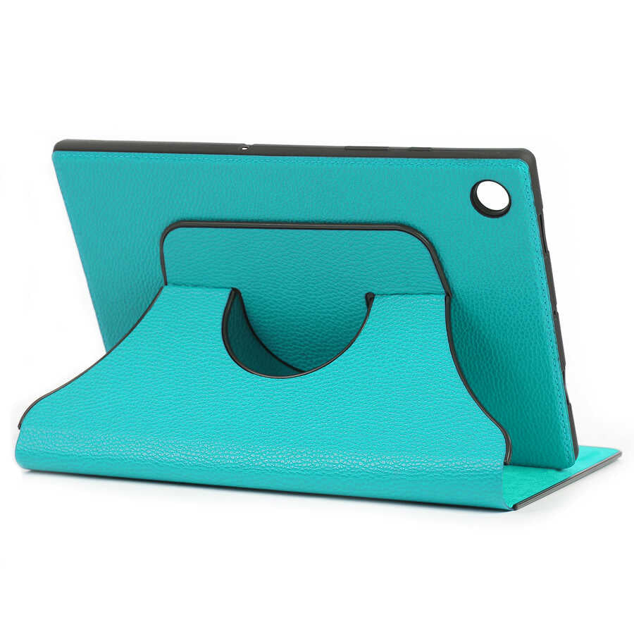 Galaxy Tab A8 10.5 SM-X200 (2021) Zore Fest Dönebilen Standlı Kılıf Turkuaz