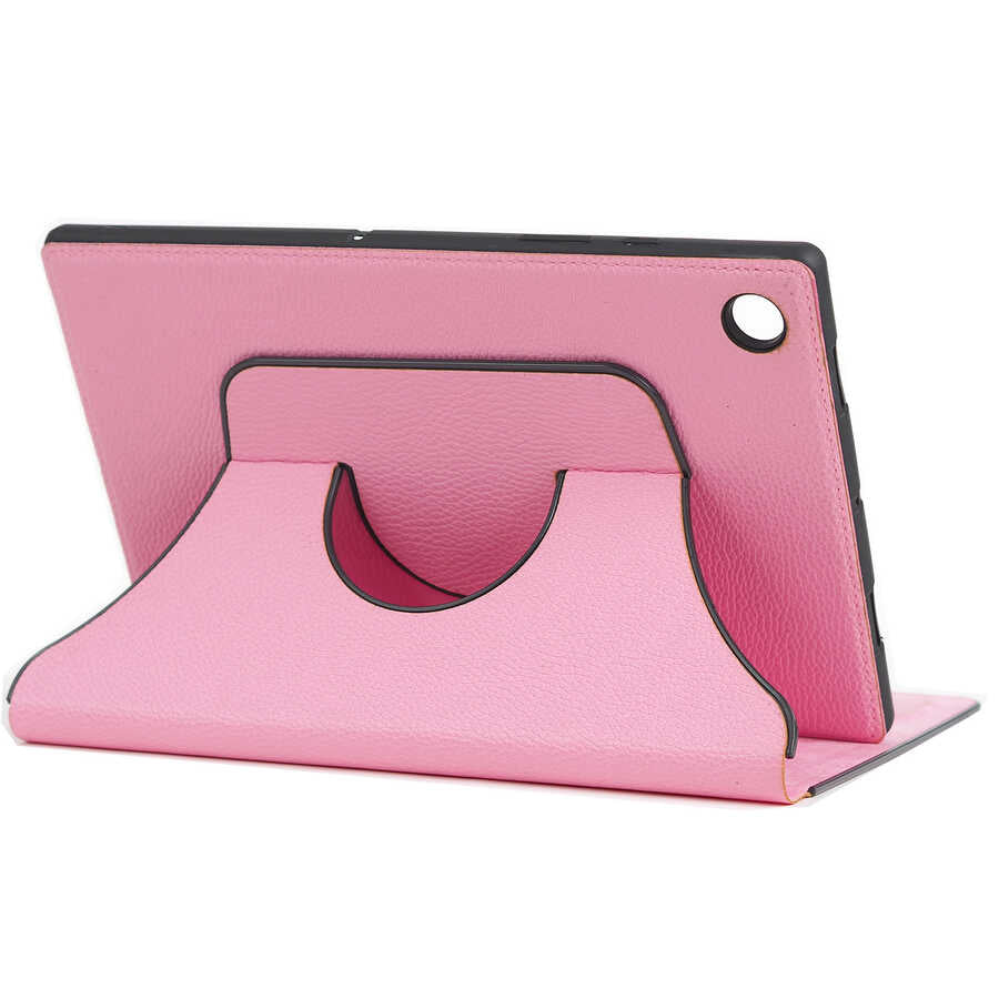 Galaxy Tab A8 10.5 SM-X200 (2021) Zore Fest Dönebilen Standlı Kılıf Pembe